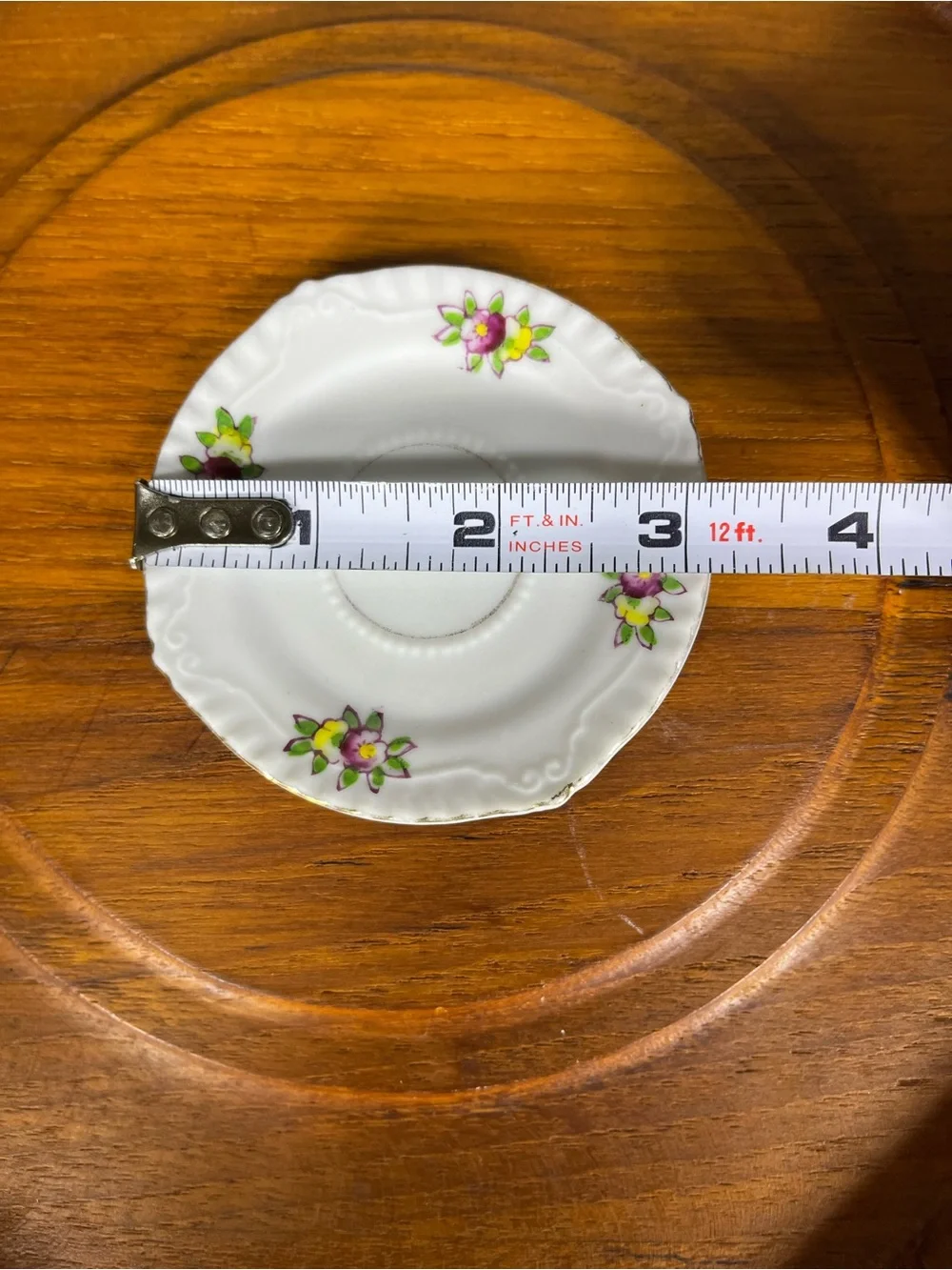 MCM Japanese Miniature Porcelain Saucer